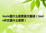 tools是什么意思英文翻译（tools中文是什么意思）
