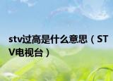 stv过高是什么意思（STV电视台）