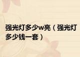 强光灯多少w亮（强光灯多少钱一套）