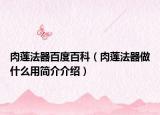 肉莲法器百度百科（肉莲法器做什么用简介介绍）
