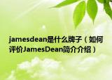 jamesdean是什么牌子（如何评价JamesDean简介介绍）