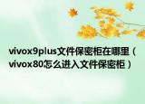 vivox9plus文件保密柜在哪里（vivox80怎么进入文件保密柜）