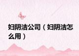 妇阴洁公司（妇阴洁怎么用）