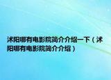 沭阳哪有电影院简介介绍一下（沭阳哪有电影院简介介绍）