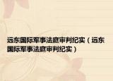 远东国际军事法庭审判纪实（远东国际军事法庭审判纪实）
