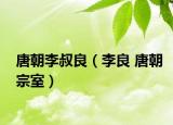 唐朝李叔良（李良 唐朝宗室）