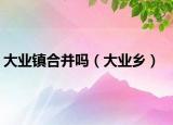 大业镇合并吗（大业乡）
