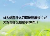 cf大炮配什么刀切枪速度快（cf大炮切什么最顺手2021）