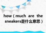 how（much  are  the  sneakers是什么意思）