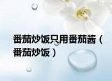番茄炒饭只用番茄酱（番茄炒饭）