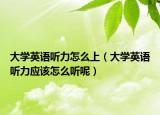 大学英语听力怎么上（大学英语听力应该怎么听呢）