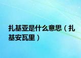 扎基亚是什么意思（扎基安瓦里）