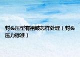 封头压型有褶皱怎样处理（封头压力标准）