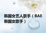 韩国女艺人歌手（BAE 韩国女歌手）