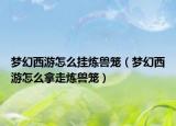 梦幻西游怎么挂炼兽笼（梦幻西游怎么拿走炼兽笼）