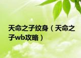 天命之子纹身（天命之子wb攻略）