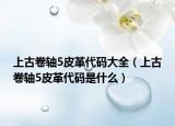 上古卷轴5皮革代码大全（上古卷轴5皮革代码是什么）