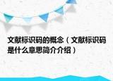 文献标识码的概念（文献标识码是什么意思简介介绍）