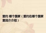 里约 哪个国家（里约在哪个国家里简介介绍）