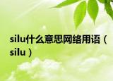 silu什么意思网络用语（silu）