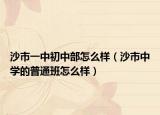 沙市一中初中部怎么样（沙市中学的普通班怎么样）