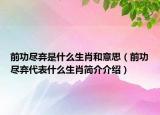 前功尽弃是什么生肖和意思（前功尽弃代表什么生肖简介介绍）