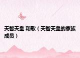 天智天皇 和歌（天智天皇的家族成员）