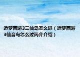 造梦西游3三仙岛怎么进（造梦西游3仙音岛怎么过简介介绍）