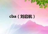 cba（刘启航）