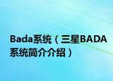 Bada系统（三星BADA系统简介介绍）