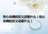 惊心动魄的反义词是什么（惊心动魄的反义词是什么）