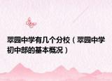 翠园中学有几个分校（翠园中学初中部的基本概况）
