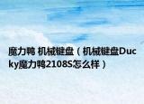 魔力鸭 机械键盘（机械键盘Ducky魔力鸭2108S怎么样）