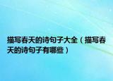 描写春天的诗句子大全（描写春天的诗句子有哪些）