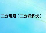 二分明月（二分裤多长）