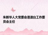朱新华人大常委会港澳台工作委员会主任