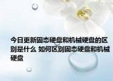 今日更新固态硬盘和机械硬盘的区别是什么 如何区别固态硬盘和机械硬盘