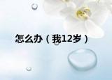 怎么办（我12岁）