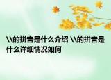 \的拼音是什么介绍 \的拼音是什么详细情况如何