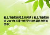 爱上你是我的错全文阅读（爱上你是我的错 2004年天津社会科学院出版社出版的图书）