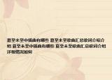 夏至未至中插曲有哪些 夏至未至歌曲汇总歌词介绍介绍 夏至未至中插曲有哪些 夏至未至歌曲汇总歌词介绍详细情况如何