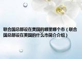 联合国总部设在美国的哪里哪个市（联合国总部设在美国的什么市简介介绍）