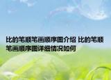 比的笔顺笔画顺序图介绍 比的笔顺笔画顺序图详细情况如何