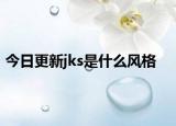 今日更新jks是什么风格
