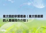 皇太极的挚爱是谁（皇太极最爱的人是谁简介介绍）
