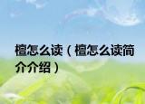 檀怎么读（檀怎么读简介介绍）