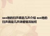 sao地的扫声调是几声介绍 sao地的扫声调是几声详细情况如何