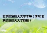 北京航空航天大学李炜（李妮 北京航空航天大学教授）