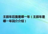 壬辰年后面是哪一年（壬辰年是哪一年简介介绍）
