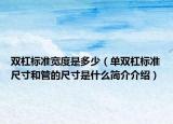 双杠标准宽度是多少（单双杠标准尺寸和管的尺寸是什么简介介绍）